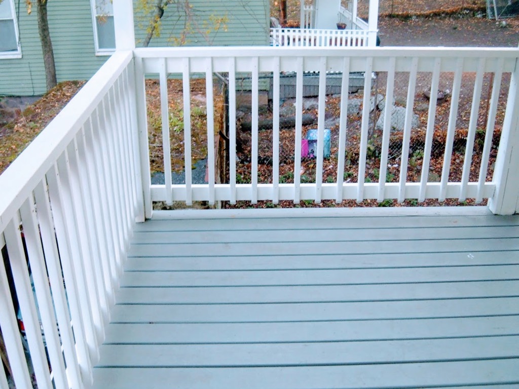 Private rear deck